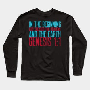 Genesis 1:1 Long Sleeve T-Shirt